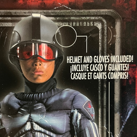 Disguise Red and Black Exo SWAT Kids Costume - Picture 4 of 5